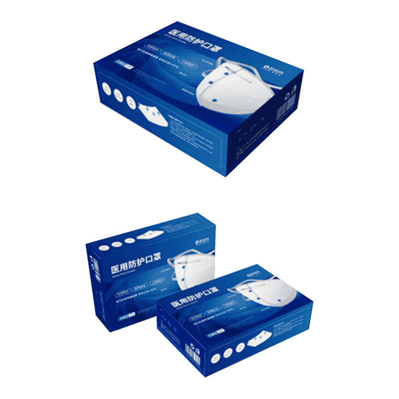 กล่องบรรจุภัณฑ์มาส์กแบบใช้แล้วทิ้งลูกฟูก