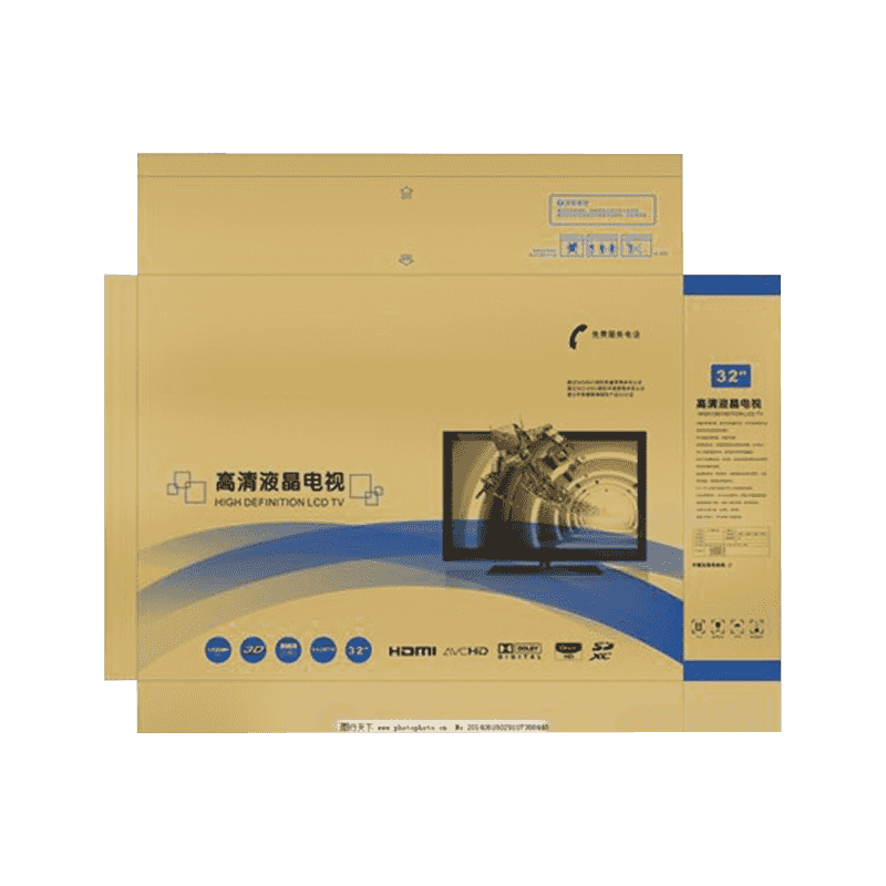 กล่องบรรจุภัณฑ์ทีวีลูกฟูก