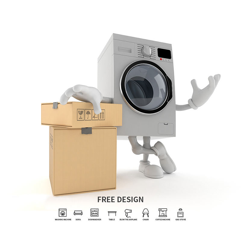 กล่องบรรจุภัณฑ์เครื่องซักผ้าลูกฟูก